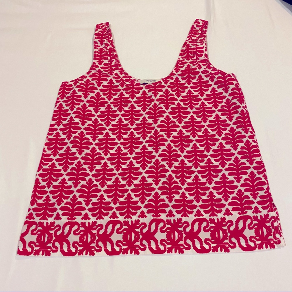 Madewell Ikat Bloom Tank Shirt XXS